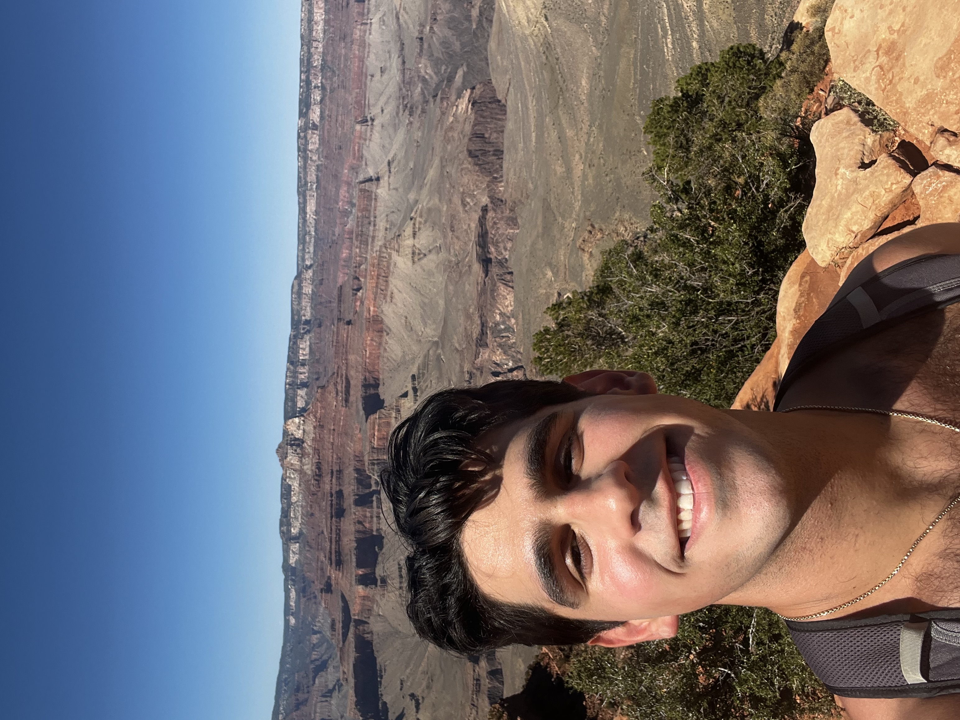 Max Fihma at the Grand Canyon